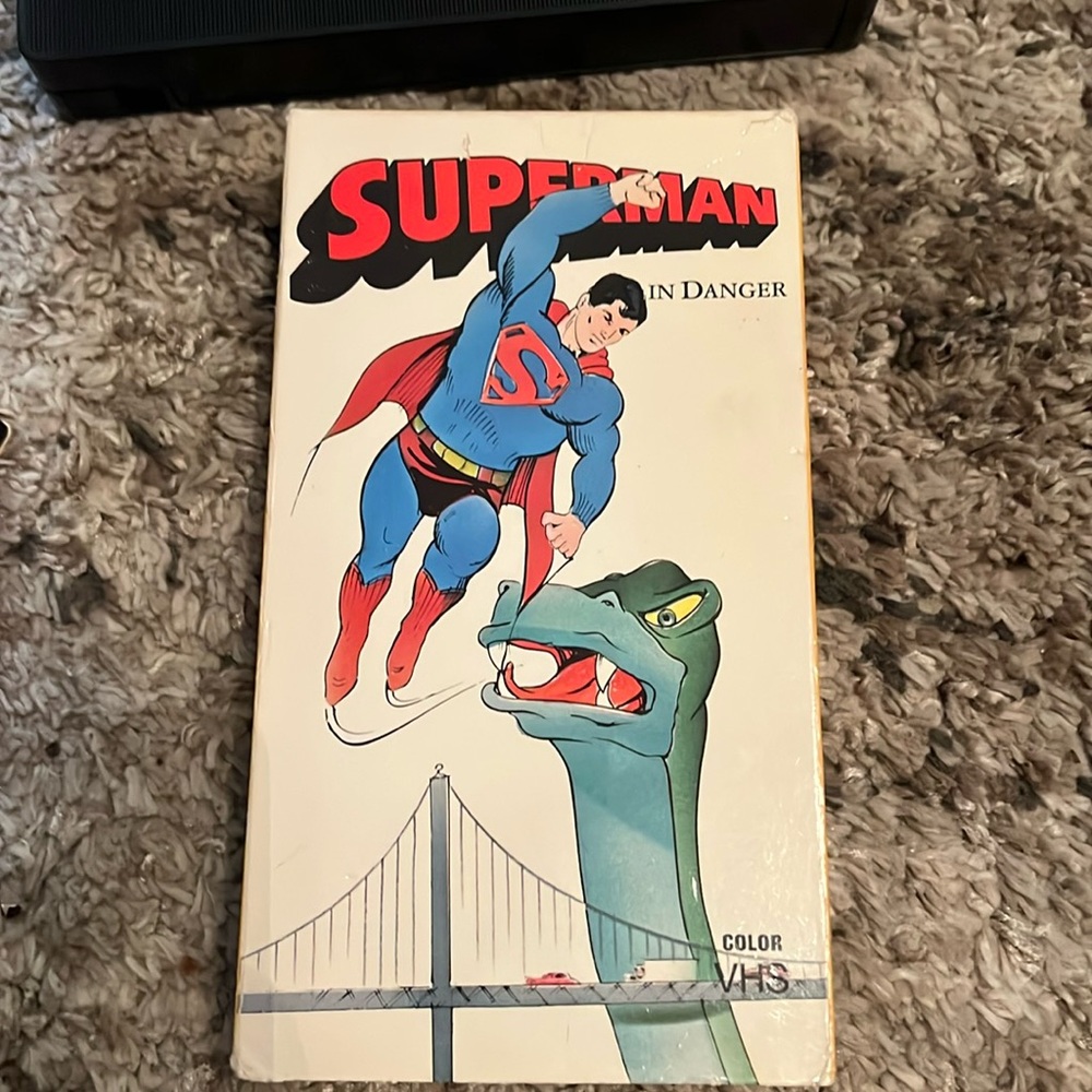 Classic VHS,Superman in danger